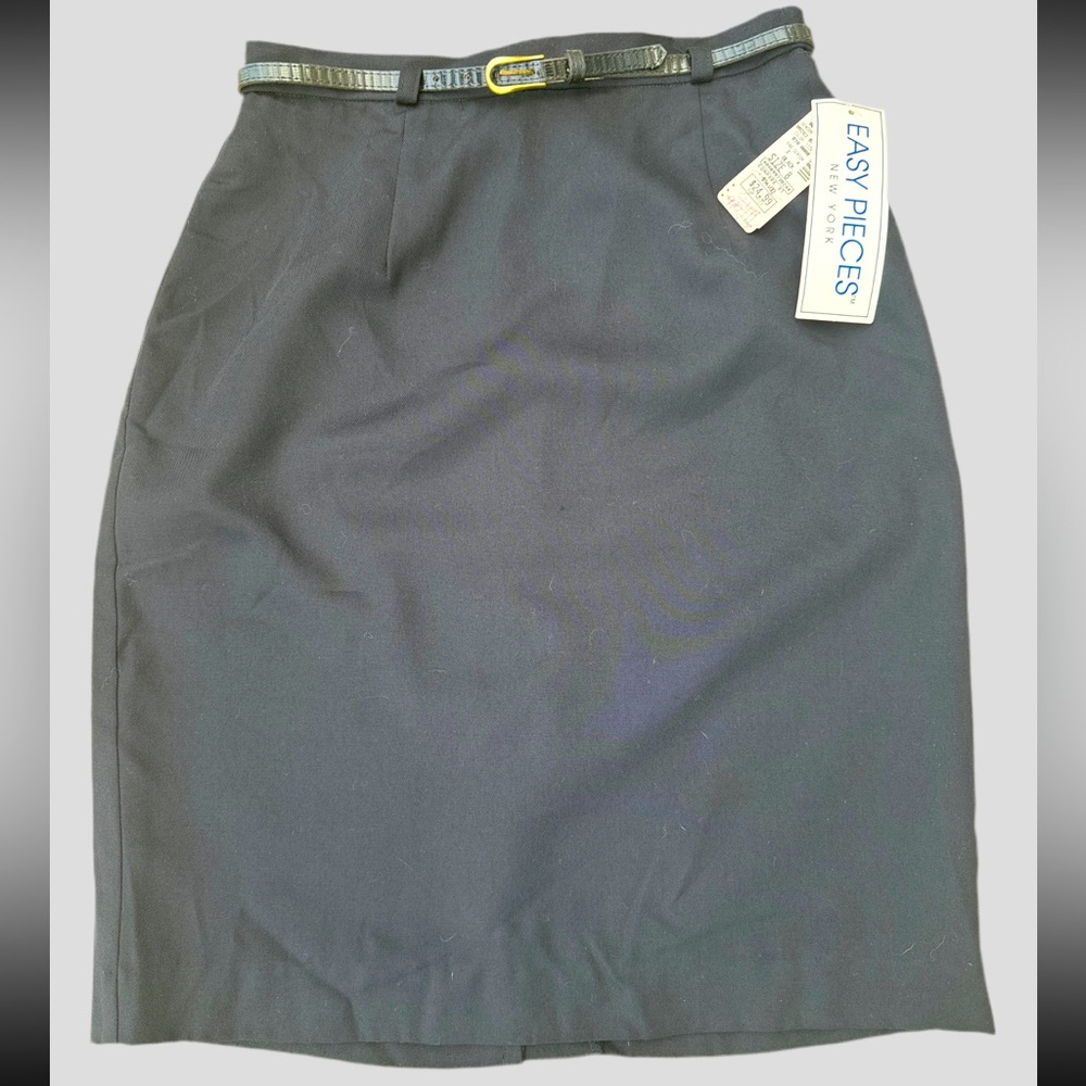 Vintage Women’s 80s/90s Easy Pieces Black Skirt NWT size 8
